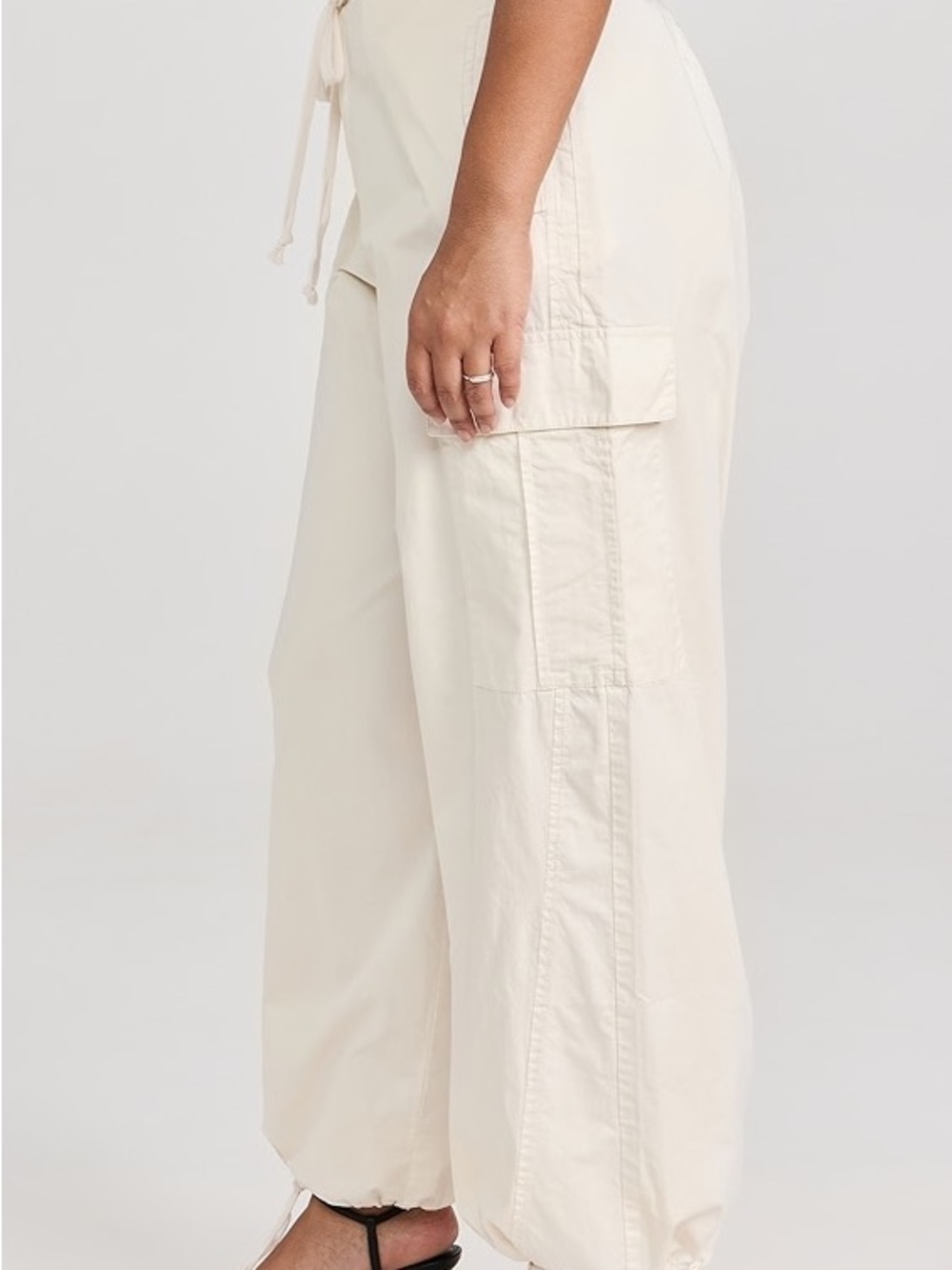 NWT Good American Parachute Cargo Pants - Picture 4 of 11